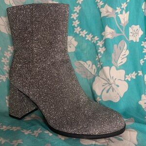 Women's Glitter Ankle Boots